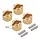 4M-02-5 - INJORA 4PCS 5mm Brass Wheel Hex Hub Extenders for 1/18 TRX4M (4M-02)