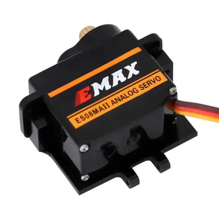 INJORA ES08MA-M - INJORA EMax ES08MA II 12g Analog Metal Gear Servo with Mount & Arm for Axial SCX24 AX24