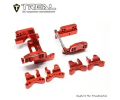 TREAL X004D7UF43 - TREAL TRX4MT Dual Shock Mounts Shocks Tower (Front&Rear, Left&Right) Aluminum 7075 Upgrades for 1/18 TRX-4MT F-150 K10