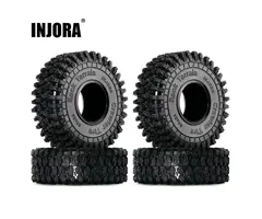 INJORA YQT-1011 - INJORA 1.0" 64*24mm S5 Super Soft Sticky Rock Crawling Tires for 1/18 1/24 RC Crawlers