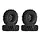 YQW-1004BK-1014 - INJORA 1.0" 62x22mm -3.78mm Offset Beadlock Wheel Rims Tire Set for 1/24 RC Crawlers (4) , Black