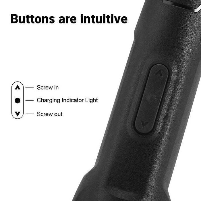 INJORA Tool-LSD59-60 - INJORA Mini Cordless Electric Screwdriver Set for 1/18 1/24 RC Crawler