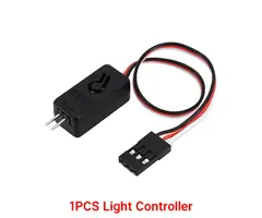 INJORA DG-L34 - INJORA CH3 Light Remote Control Switch, LED On/Off Breath Flash Controller for RC 1/24, 1/18, 1/10