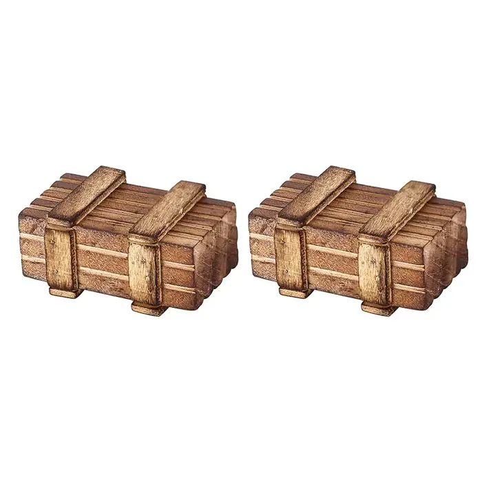 INJORA INA-83-2 - INJORA Mini Wooden Box Decoration Scale Accessories for 1/18 1/24 RC Crawlers