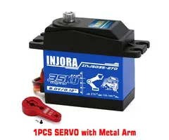 INJORA INJS035-270_Arm - INJORA INJS035 35KG Large Torque Waterproof Metal Gear Digital Servo (270 Degree, With Arm) for  1/10 RC