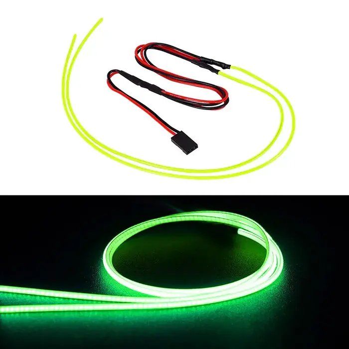 INJORA L42-GN - Flexible Cuttable LED Strip Lights for 1/18, 1/24 RC, Green