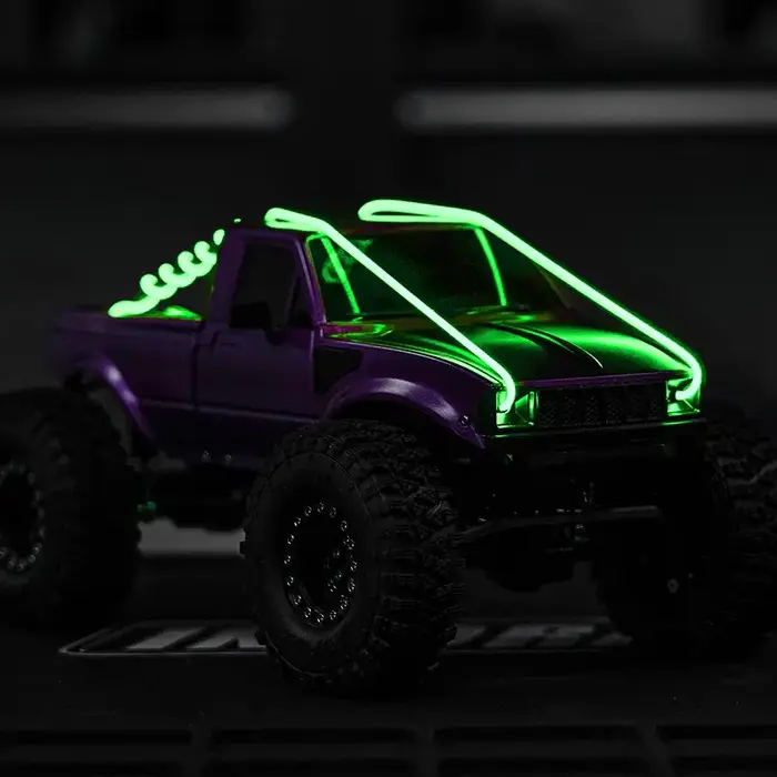 INJORA L42-GN - Flexible Cuttable LED Strip Lights for 1/18, 1/24 RC, Green