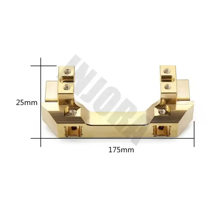 INJORA TRX4-8237A - INJORA Brass Front Bumper Mount Servo Stand for Traxxas TRX-4