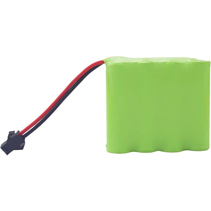 4.8V-2800mAh-SM-2P - 4.8V 2800mAh AA Rechargeable Battery with SM-2P Plug and USB Charging Cable for SY-E511 RC Excavator Truck Engineering Vehicle E562 TD141 RC Remote Control Car Toy Car Spare Battery