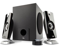 CA-3090 - Cyber Acoustics 2.1 Speaker System with Subwoofer with 18W of Power, 3.5mm connectivity – Easy Setup and Convenient Controls, Great for Music, Movies, and Gaming