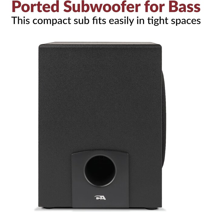 CA-3090 - Cyber Acoustics 2.1 Speaker System with Subwoofer with 18W of Power, 3.5mm connectivity – Easy Setup and Convenient Controls, Great for Music, Movies, and Gaming