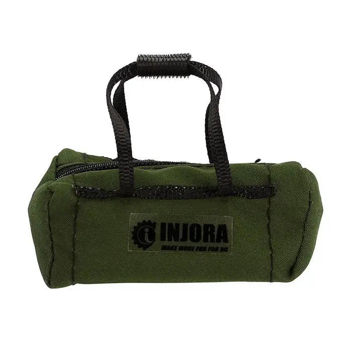 INJORA INA-90OL - INJORA Polyester Mini Sport Travel Bag for 1/18 1/24 RC Crawler TRX4M SCX24 AX24 FCX24 Upgrade, Green