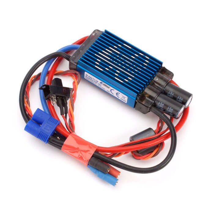 E-flite EFLA1060B - 60-Amp Pro Switch-Mode BEC Brushless ESC V2: EC3