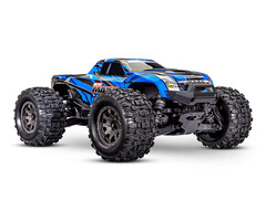 Traxxas 107154-1 - Mini Maxx BL-2s: Maxx-scale monster truck, fully assembled, Ready-To-Race®, with TQ™ 2.4 GHz radio system, Bl-2s™ Brushless Power System, and clipless painted body. Includes 2-cell LiPo battery and 2-amp USB-C charger.