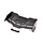 9517 - Black Rear Wing with Hardware for Sledge & Jato