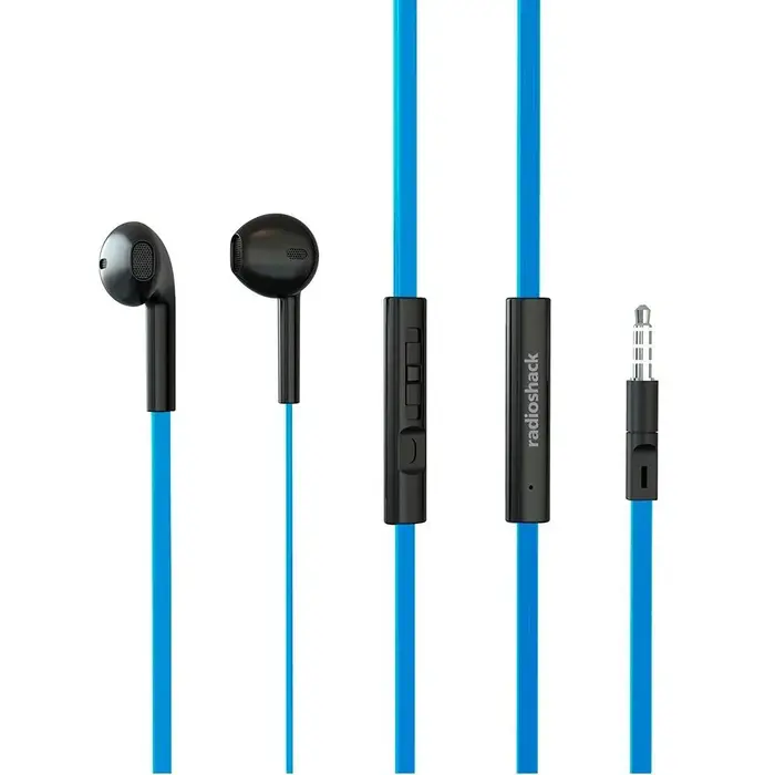 3304256 - RadioShack 3.5mm Wired Stereo Headphones, Blue