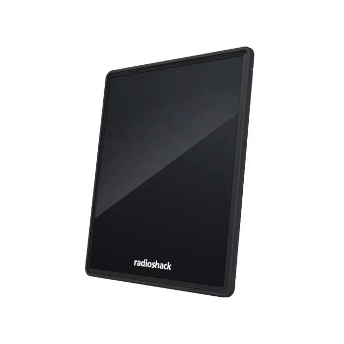 RadioShack 1503307 - RadioShack Amplified Indoor TV Antenna, 40 Mile Range, Full HD and digital TV signals, VHF and UHF signals