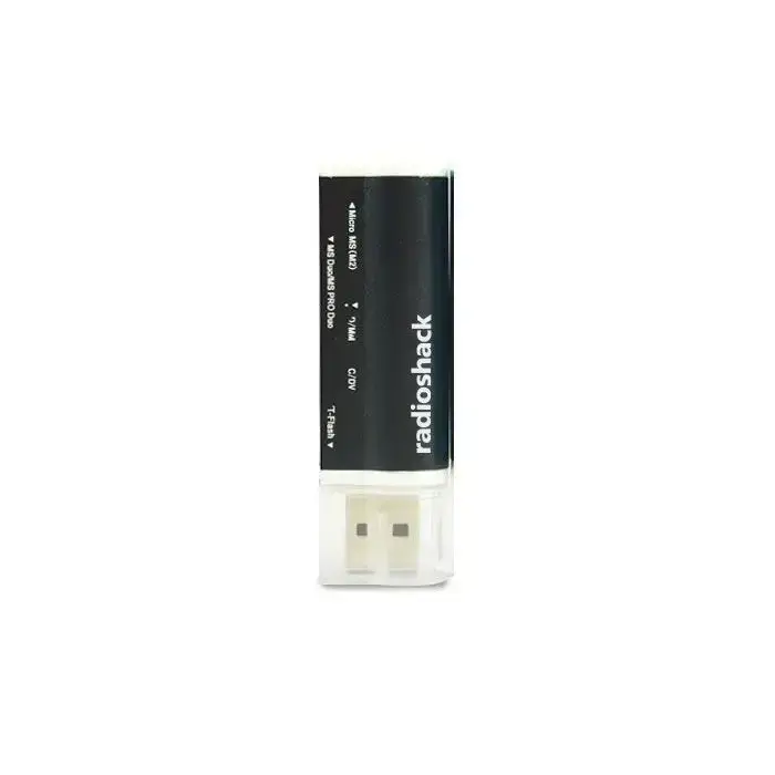 2733315 - RadioShack SD Card Reader for PC USB 2.0, Dual USB ports
