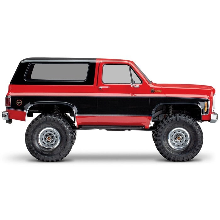 Traxxas TRX-4 1979 Chevrolet Blazer Clipless, 1/10 Scale 4X4 Trail Truck, Fully-Assembled, Waterproof electronics, Ready-To-Drive®, with TQi™ 2.4GHz 4-channel Radio System, XL-5 HV Speed Control, Hi/Low Transmission, Remote Locking Differentials, an
