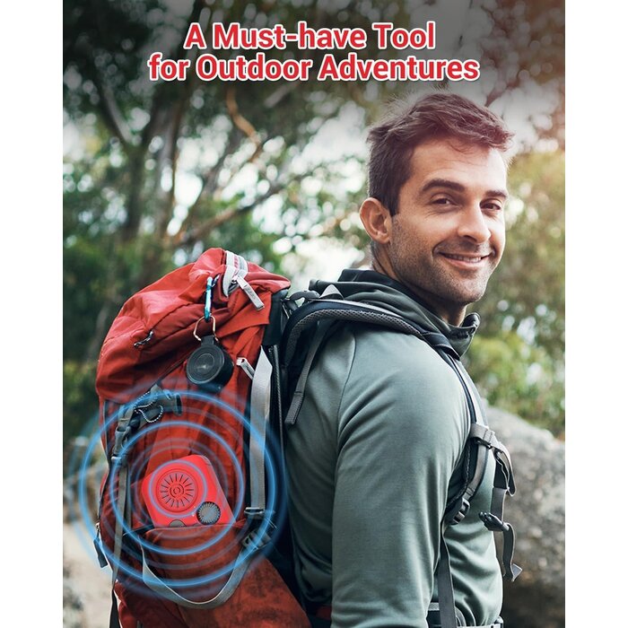 ES-CR01 - Esky - Hand Crank Radio with Flashlight for Emergency, Portable Solar Radios, Self Powered AM/FM NOAA Weather Radio with 1000mAh Power Bank Cell Phone Charger, USB Rechargeable, Great Emergency Supplies