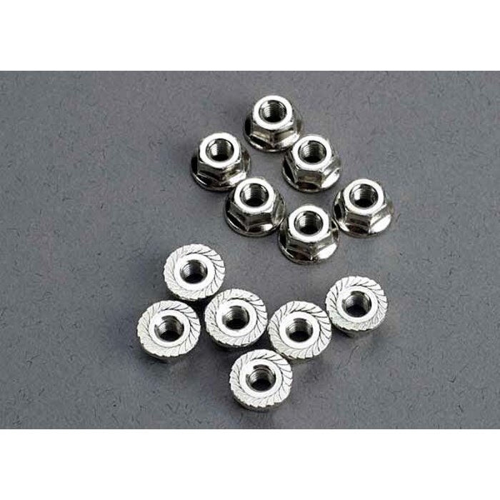 Traxxas 2744 - 3 mm Flanged Nuts (12) Sledge