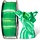 MIKA3D-SILK-GREEN - MIKA3D Silk Shiny Luster Dark Green PLA 3D Printing Filament, 1KG 2.2Lbs 1.75mm 3D Print Material with High Diameter Accuracy, Neatly Wound Silk PLA Widely Support for FDM 3D Printers