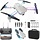 E88D-WHT - BEZGAR Drone with Camera 1080P HD - Foldable FPV Mini Drones with LED Lights for Adults Kids and Beginners, Toys Gifts RC Quadcopter with One Key Take Off, 3D Flips for Boys Girls with 2 Batteries, White