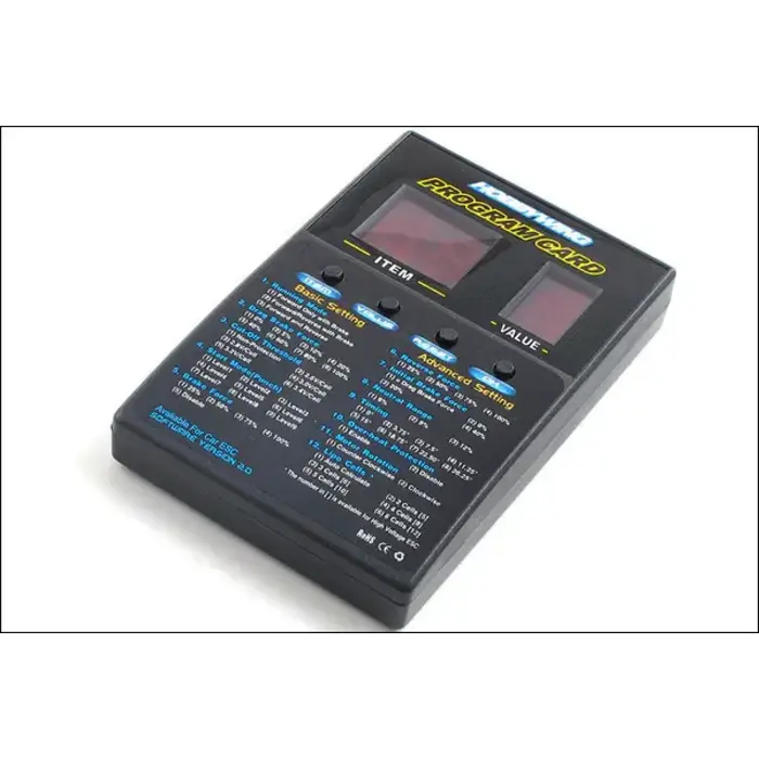 HOBBY WING HWI30501003 - LED Program Card - General Use for Cars, Boats, and Air Use