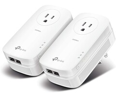 tp-link TL-PA9020P KIT - TP-Link AV2000 Powerline Ethernet Adapter - Powerline Network Adapter w/Passthrough, Noise Filter, 2x2 MIMO, 2 Gigabit Ports, Ethernet Over Power, Plug Pair & Play, Power Saving Mode