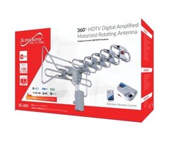 SSC603 - Supersonic SC-603 360° HDTV Digital Amplified Motorized Rotating Outdoor Antenna