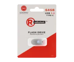 RadioShack JumpDrive® D400 USB 3.1 Dual Drive with USB-C® and USB-A Connectors (64 GB)