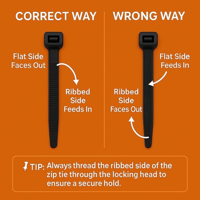 4IN-ZIPTIES-100PK - Nirah 100 Pack, Small Zip Ties, 4 inch, Black – 18 LB Strength, UV-Resistant, Self-Locking Nylon PA66 Tiny Cable Ties, Mini Zip Ties for Electronics, Wire Management, Office, Garden, Craft & Decorations