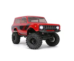 Redcat Racing RER39153 - Redcat Ascent-18 International Scout II Brushless - 1/18 Scale Brushless Electric Rock Crawler, Red