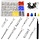 M-135-822PCS - Mankk Automotive 420 Piece Electrical Pin Connector Terminal Pins Kit 1.5/1.8/2.5/2.8mm Male Female Crimp Terminal Pins Non-Insulated Plug Removal Tool Kit for 22-12 Gauge Plug