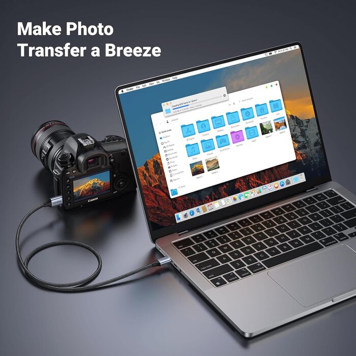 USB-A2MICRO-B-3FT - QCEs USB 3.0 Cable, USB 3.0 A Male to Micro B Cable 3.3FT Cord Compatible with WD My Passport and Elements Portable External Hard Drive, Toshiba, Seagate, Samsung Galaxy S5, Note 3