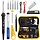 SOLDER-KIT - WellerMan Soldering Iron Kit 80W – LCD Digital Adjustable Temperature Soldering Tool Set with 5 Precision Tips, Desoldering Pump, Solder Wire, Stand for DIY, Electrical Repairs, and Metal Work