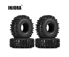 INJORA YQT-1020 - INJORA Cling On 1.0" 64x24mm Tires for 1/18 1/24 RC Crawlers