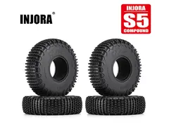 INJORA YQT-1923 - INJORA S5 1.9" 4.80" OD XHX Pin Tires (4) (122x36mm) 1/10 Scale RC Crawler