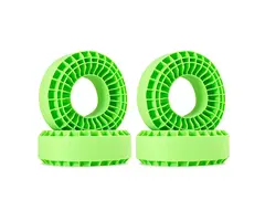 INJORA DGT-1906GN - INJORA 4pcs Green (Soft) Silicone Rubber Inserts for 118-122mm(4.75" OD) 1.9" Tires, 1/10 Scale RC Crawler