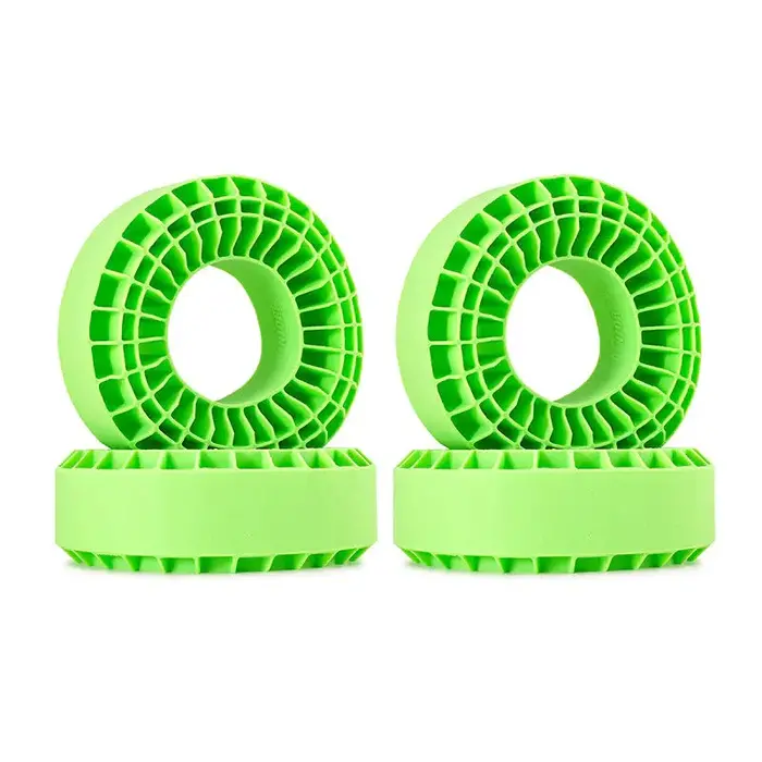 INJORA DGT-1906GN - INJORA 4pcs Green (Soft) Silicone Rubber Inserts for 118-122mm(4.75" OD) 1.9" Tires, 1/10 Scale RC Crawler