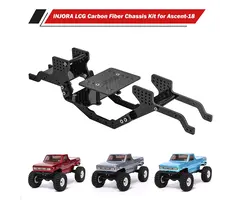 INJORA ASC18-17 - INJORA LCG Carbon Fiber Chassis Kit for 1/18 Redcat Ascent-18
