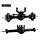 4M-120BKFR - INJORA +4mm Planet Axles with Brass Steering Knuckles for 1/18 TRX4M
