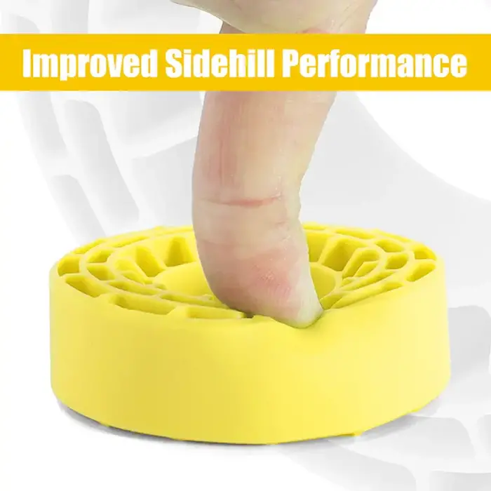 INJORA DGT-1064YE - INJORA 4pcs Silicone Rubber Inserts For 62-64mmx24mm 1.0" Tires, 1/24 & 1/18 Scale, Yellow