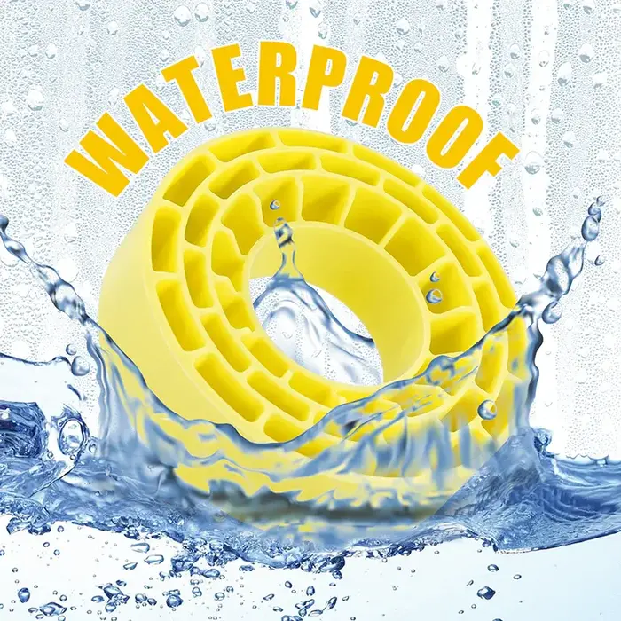 INJORA DGT-1064YE - INJORA 4pcs Silicone Rubber Inserts For 62-64mmx24mm 1.0" Tires, 1/24 & 1/18 Scale, Yellow