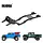 SCX24-142 - INJORA LCG Carbon Fiber Chassis Kit 6º Angled Frame for SCX24 Gladiator Power Wagon