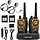 GXT1030VP4 - Midland GXT1030VP4 GMRS Two-Way Radio (50-Channel, Long Range, 142 Privacy Codes, SOS, NOAA, Rechargeable Nickel Battery, Black/Yellow, 2-Pack)
