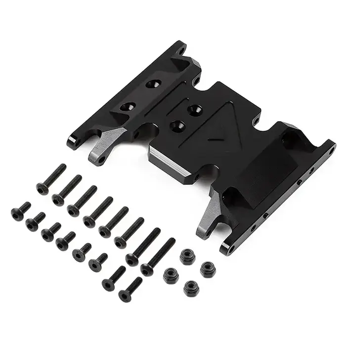 INJORA CRAW18330_4BK - INJORA 1PCS Metal Gearbox Mount Transmission Holder for SCX10 II
