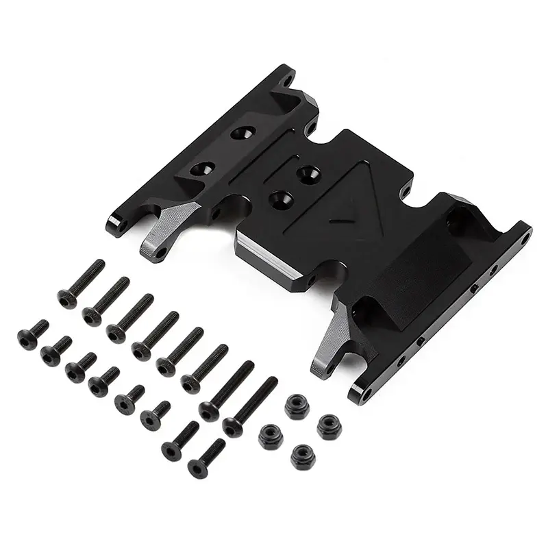 INJORA CRAW18330_4BK - INJORA 1PCS Metal Gearbox Mount Transmission Holder for SCX10 II