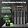 18650-4-CHRGR - MIEKLALE 18650 Battery Charger, 4-Bay Smart Universal Charger for Rechargeable Batteries Li-ion IMR 10440 14500 16340 RCR123 26650 17500 18490,Ni-MH Ni-Cd AA AAA