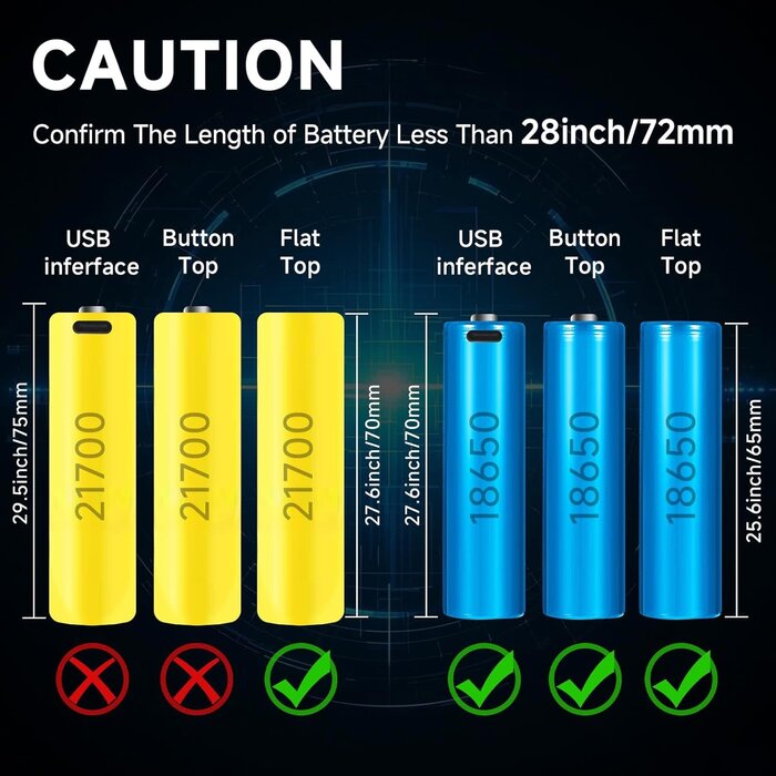 18650-4-CHRGR - MIEKLALE 18650 Battery Charger, 4-Bay Smart Universal Charger for Rechargeable Batteries Li-ion IMR 10440 14500 16340 RCR123 26650 17500 18490,Ni-MH Ni-Cd AA AAA